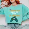 Graduation I Graduated Can I Go Back To Gaming Comfort Colors Sweatshirt Chalky Mint