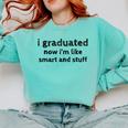 Graduation Ideas Comfort Colors Sweatshirt Chalky Mint