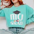 Graduation Masters Criminal Justice Premium Tri-Blend Comfort Colors Sweatshirt Chalky Mint