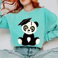 Graduation Panda Bear 2017 Graduate Graduation T-Sh Comfort Colors Sweatshirt Chalky Mint
