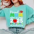 Graduation Proud Mom Of 2025 Kindergarten Graduate Comfort Colors Sweatshirt Chalky Mint