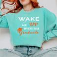 Graduation Shirt High School And College For Sleepy Graduate Comfort Colors Sweatshirt Chalky Mint