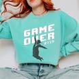 Graduation Shirt Senior Gamer T-Shirt 2019 Grad Gift Comfort Colors Sweatshirt Chalky Mint