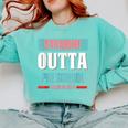 Graduation Shirt Straight Outta Preschool Class Of 2018 Tee Comfort Colors Sweatshirt Chalky Mint