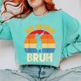 Graduation Six Seven Bruh Dabbing 67 Meme 6 7 Boys Kids Comfort Colors Sweatshirt Chalky Mint