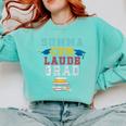 Graduation Summa Cum Laude College Honors Comfort Colors Sweatshirt Chalky Mint