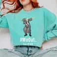 Graduation T-Shirt Dabbing Graduation We Out Class Of 2018 Comfort Colors Sweatshirt Chalky Mint