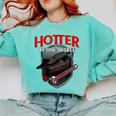 Graduation T Shirt Hotter By One Degree Comfort Colors Sweatshirt Chalky Mint