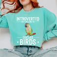 Green Cheek Conure Introvert Parrot Bird Conure Comfort Colors Sweatshirt Chalky Mint Green Cheek Conure Introvert Parrot Bird Conure Comfort Colors Sweatshirt Chalky Mint