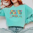 Gross Motor Promoter Physical Therapist Graduation PT Comfort Colors Sweatshirt Chalky Mint