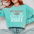 My Happy Class Is Outta Here 2021 Shirt Graduation Comfort Colors Sweatshirt Chalky Mint