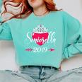 High School 2019 Senior Graduation Shirt Girls Daughter Comfort Colors Sweatshirt Chalky Mint