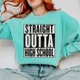 High School Graduation 2018 Grad For Him And Her Comfort Colors Sweatshirt Chalky Mint