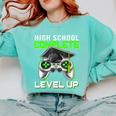 High School Level Complete Class Of 2024 Graduation Comfort Colors Sweatshirt Chalky Mint