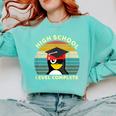 High School Level Complete Graduation Senior Students Comfort Colors Sweatshirt Chalky Mint