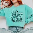 The Homebody Club Retro Introvert Antisocial Comfort Colors Sweatshirt Chalky Mint