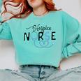 Hospice Nurse Doctor Graduation Medical Nursing RN Comfort Colors Sweatshirt Chalky Mint
