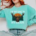 Hunting Is My Escape Introvert Hunter Antisocial Comfort Colors Sweatshirt Chalky Mint Hunting Is My Escape Introvert Hunter Antisocial Comfort Colors Sweatshirt Chalky Mint