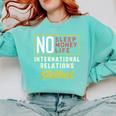 International Relations Major Student Shirt Graduation Comfort Colors Sweatshirt Chalky Mint