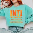 INTJ Architect Personality Introvert Sarcastic Orange Comfort Colors Sweatshirt Chalky Mint INTJ Architect Personality Introvert Sarcastic Orange Comfort Colors Sweatshirt Chalky Mint