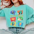 Introvert Anti People Antisocial Social Media Meme Lovers Comfort Colors Sweatshirt Chalky Mint