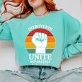 Introvert Antisocial Men Women Kids Boys Girls Comfort Colors Sweatshirt Chalky Mint