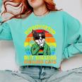 Introvert Cats Sarcasm Cat Lover Introverts Comfort Colors Sweatshirt Chalky Mint