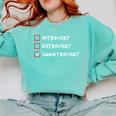 Introvert Gamer Gametrovert Video Game Lover 2025 Comfort Colors Sweatshirt Chalky Mint Introvert Gamer Gametrovert Video Game Lover 2025 Comfort Colors Sweatshirt Chalky Mint