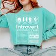 Introvert Label Antisocial Loner Socially Awkward Comfort Colors Sweatshirt Chalky Mint Introvert Label Antisocial Loner Socially Awkward Comfort Colors Sweatshirt Chalky Mint