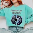 Introvert Mode Finding Inner Peace In Silence Comfort Colors Sweatshirt Chalky Mint Introvert Mode Finding Inner Peace In Silence Comfort Colors Sweatshirt Chalky Mint