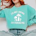 Introvert Mushroom Forager Humor Comfort Colors Sweatshirt Chalky Mint Introvert Mushroom Forager Humor Comfort Colors Sweatshirt Chalky Mint
