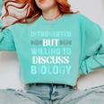 Introverted Biology Science Biologist Introverts Comfort Colors Sweatshirt Chalky Mint Introverted Biology Science Biologist Introverts Comfort Colors Sweatshirt Chalky Mint
