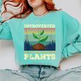Introverted But Willing To Discuss Plants Comfort Colors Sweatshirt Chalky Mint Introverted But Willing To Discuss Plants Comfort Colors Sweatshirt Chalky Mint