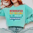 Introverted But Willing To Discuss Woodworking Comfort Colors Sweatshirt Chalky Mint Introverted But Willing To Discuss Woodworking Comfort Colors Sweatshirt Chalky Mint