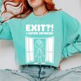 Irony Sarcasm Introvert Dry Humor Comic Cartoon Geek Nerd Comfort Colors Sweatshirt Chalky Mint Irony Sarcasm Introvert Dry Humor Comic Cartoon Geek Nerd Comfort Colors Sweatshirt Chalky Mint