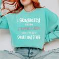 Junior High Graduate TShirt Middle School Graduation Shirt Comfort Colors Sweatshirt Chalky Mint