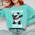 Kids Class Of 2030 Shirt Graduation Dabbing Panda Shirt Comfort Colors Sweatshirt Chalky Mint