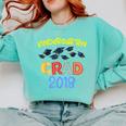 Kids Kindergarten Graduation Graduate Shirt Comfort Colors Sweatshirt Chalky Mint