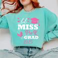 Kids Little Miss Pre-K Grad Preschool Prek Graduation 2025 Comfort Colors Sweatshirt Chalky Mint