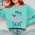 Kids Miss Pre-K Grad Graduation Shirt Cute School Tees Comfort Colors Sweatshirt Chalky Mint