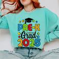 Kids Pre-K Grad 2025 Preschool Prek Graduation Comfort Colors Sweatshirt Chalky Mint