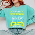 Kids So Long 8th Grade Graduation Here I Come 9th Grade Comfort Colors Sweatshirt Chalky Mint