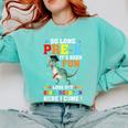 Kids So Long Pre-K Preschool Graduation Kindergarten Here I Come Comfort Colors Sweatshirt Chalky Mint