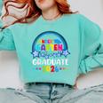 Kindergarten Graduation 2026 Pre-k Graduate Kids Boys Girls Comfort Colors Sweatshirt Chalky Mint
