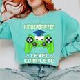 Kindergarten Graduation Level Complete Gamer Class 2024 Kids Comfort Colors Sweatshirt Chalky Mint