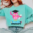 Kindergarten Graduation Tee Shirt Pink Owl T-Shir Comfort Colors Sweatshirt Chalky Mint