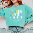 KINDERGARTEN Graduation TShirt 2018 Last Day Of School Comfort Colors Sweatshirt Chalky Mint