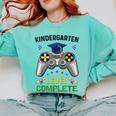 Kindergarten Level Complete Graduation Class 2023 Gamer Kids Comfort Colors Sweatshirt Chalky Mint