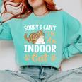 Kitty Pet Lover Introvert Person Cats Show Family Member Comfort Colors Sweatshirt Chalky Mint