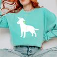 Labrador Retriever Graduation Dog Graduate For Men Women Kids Comfort Colors Sweatshirt Chalky Mint
